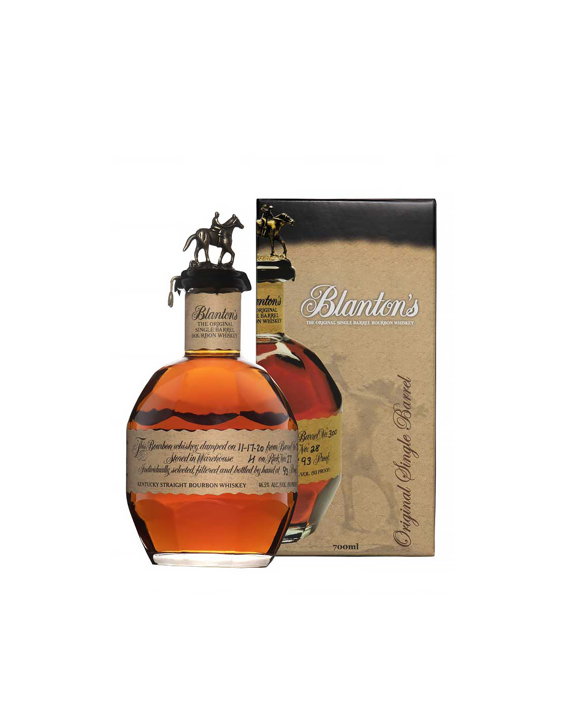 Blanton's Original - Distillerie Blanton's - Bourbon Whiskey Américain-  70cl - 46.5% | caviste Perpignan La part des Anges