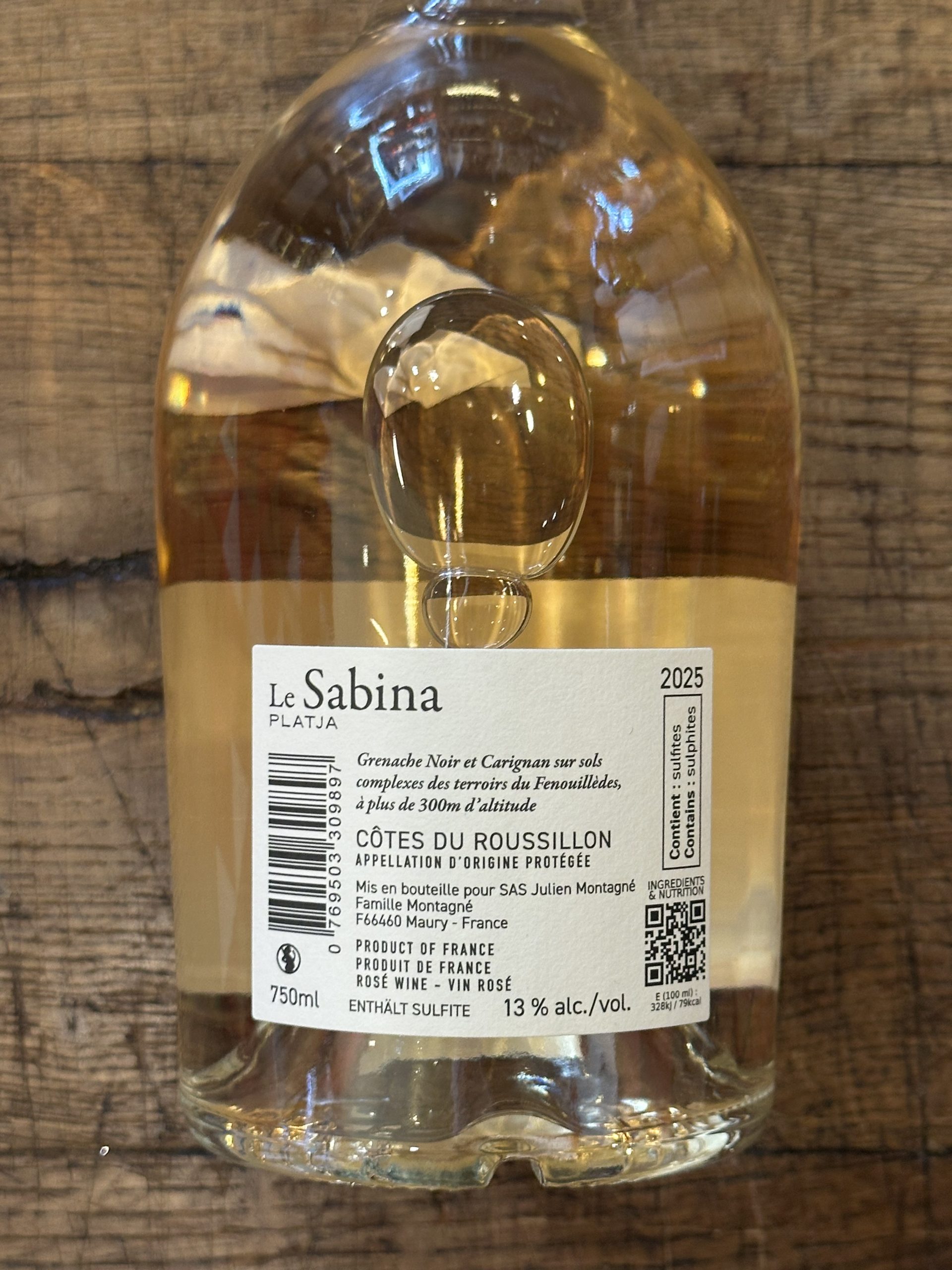 Le Sabina Platja rosé 2025 - Clos Del Rey - AOP Côtes du Roussillon - 75cl – Image 2